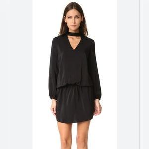 Amanda Uprichard Amaretto Dress - Black Silk - Medium - Triangle cut-out